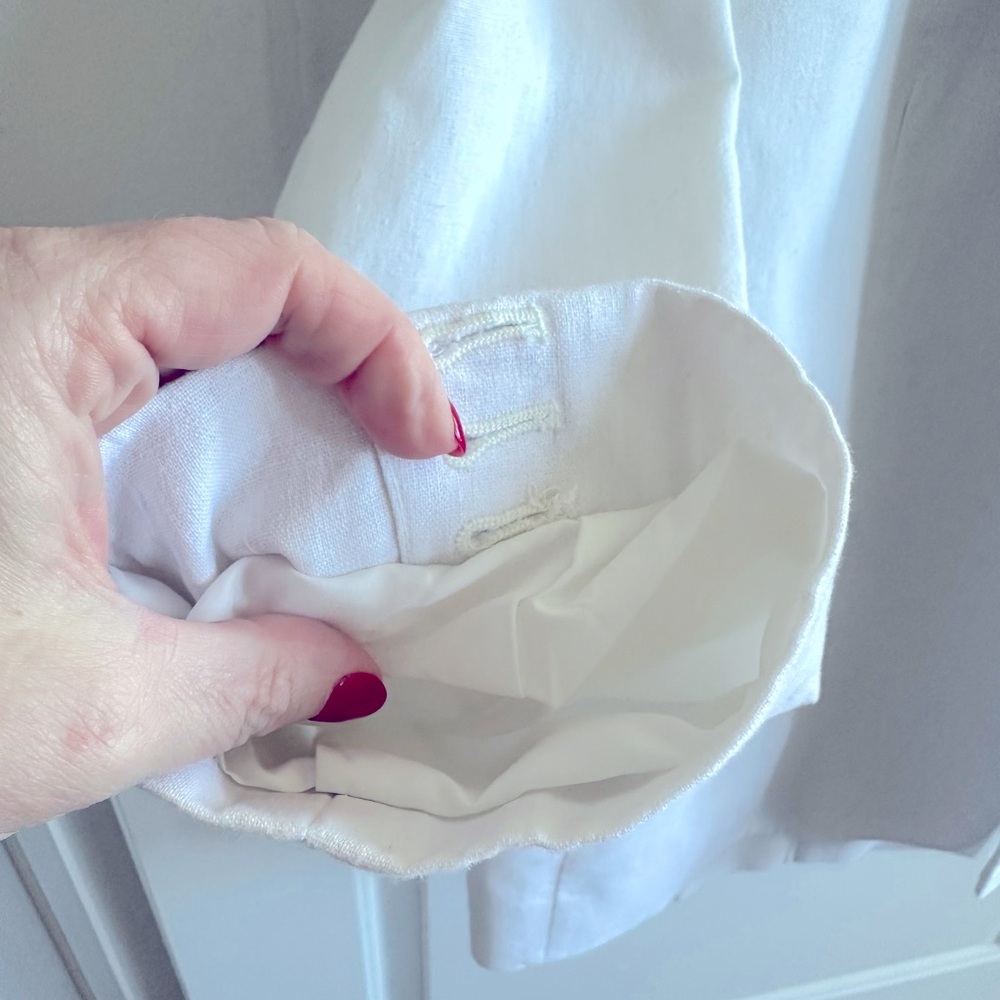J. Crew Factory Two-Piece Suit in White Size 20 - Picture 4 of 10